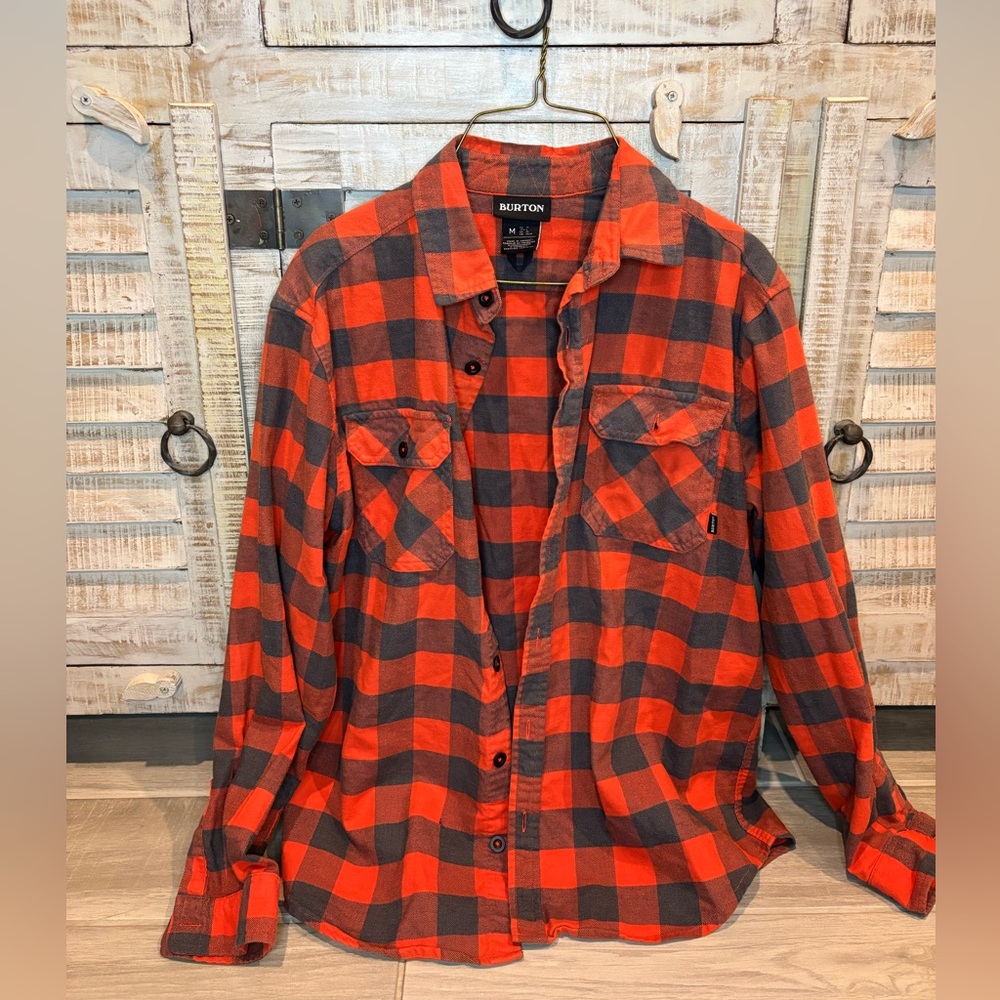 Unisex Burton Buffalo Plaid Button Up